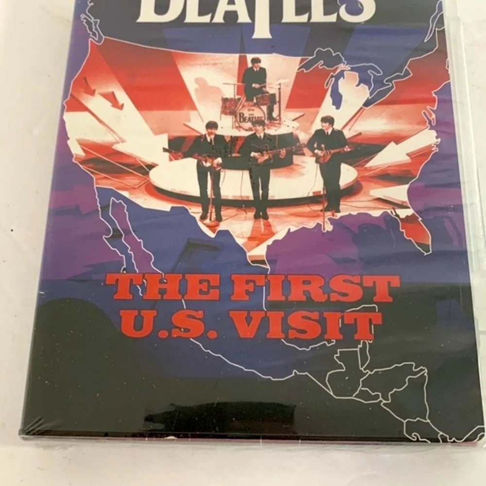 The Beatles NOS Sealed 2003 DVD The First U.S. Visit in 1964 to NY 132 Minutes